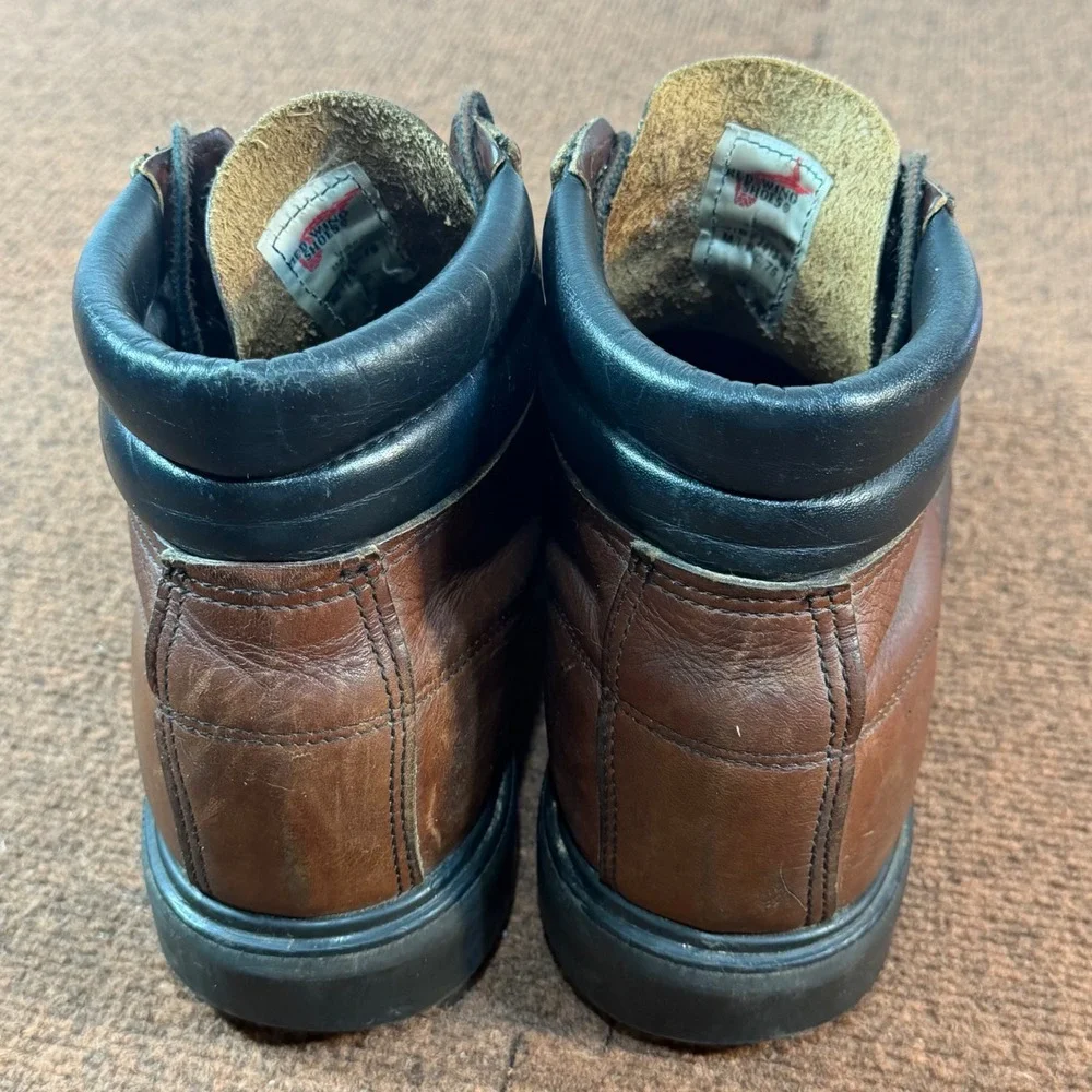 Red Wing 2245 Mens Brown Leather 6 Inch Steel Toe Work Boots Size 12 D USA Made